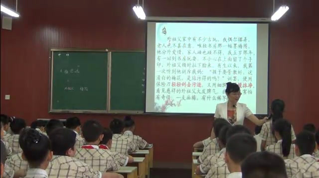 人教版语文五上《6　梅花魂》广西陈老师-全国一等奖