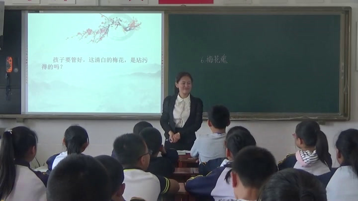 人教版语文五上《6　梅花魂》吉林张老师-省一等奖