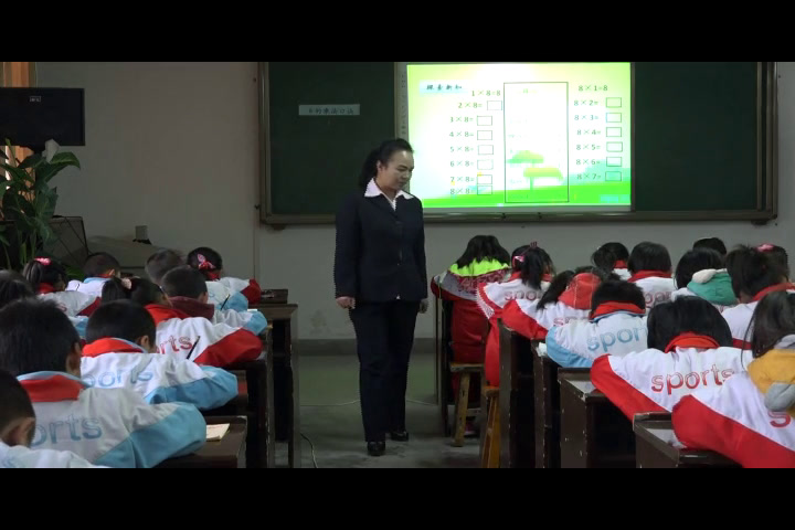 人教版数学二上《8的乘法口诀》甘肃老师-市一等奖