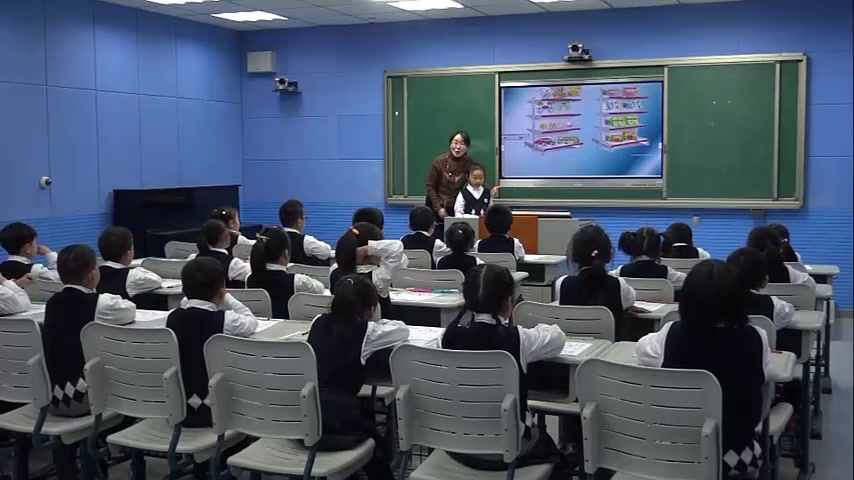 苏教版数学一上《三分一分》安徽柳老师-市一等奖