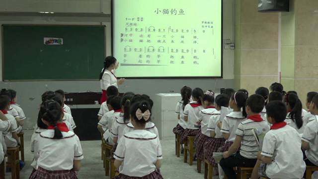 人教版音乐二上《歌表演　小猫钓鱼》福建曹老师-县级优课