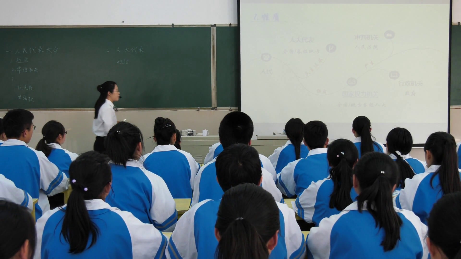 人教版政治必修2《人民代表大会国家权力机关》陕西周老师-省一等奖