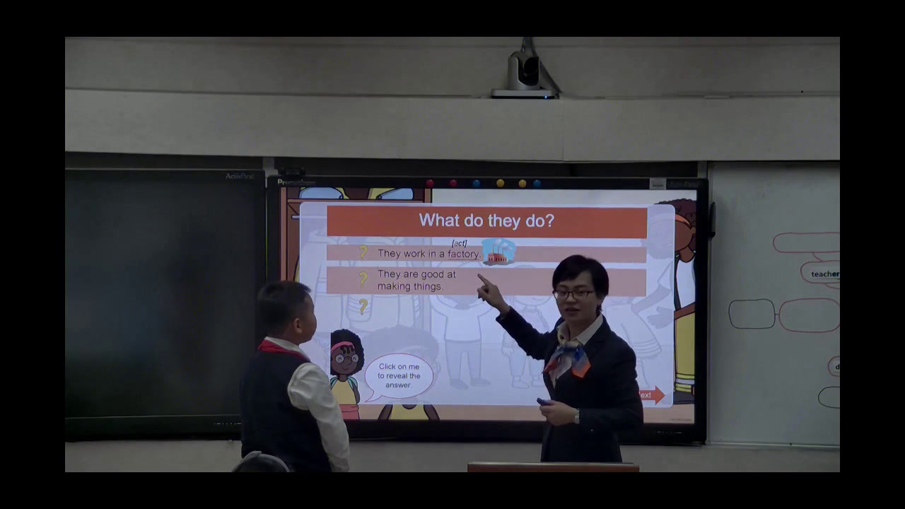 译林版英语五上《Unit5 What do they do-Checkouttime&Tickingtime-Storytime》江苏老师-省一等奖