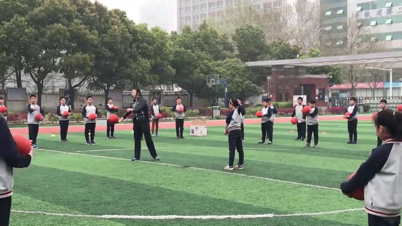  体育五六年级《软式排球》安徽安老师-省一等奖