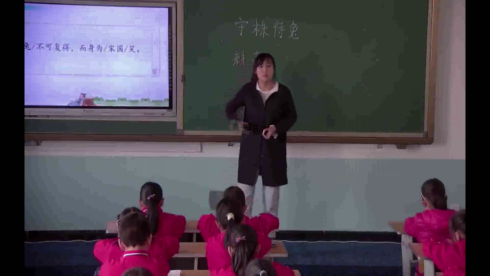部编版语文三下《5守株待兔》新疆陈老师-省一等奖