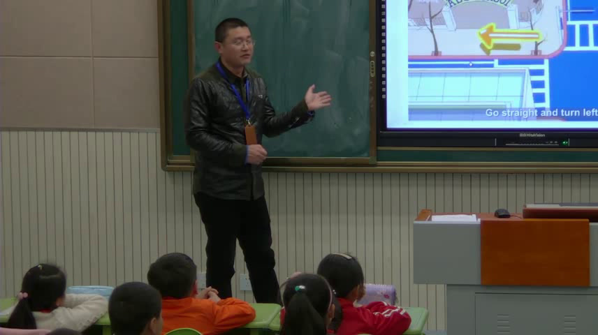 译林版英语五下《Unit 3 Asking the way-Checkout time & Ticking time》江苏老师-市一等奖