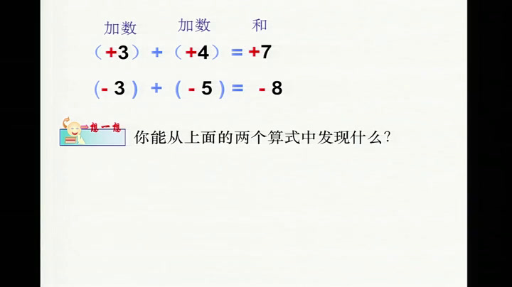 苏科版数学七上《有理数的加法运算》吉林王老师-市一等奖
