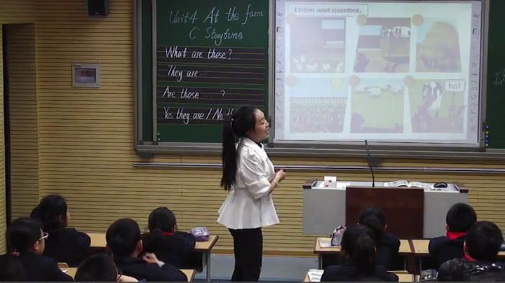 2.人教（PEP)英语（吴欣主编）四下《Unit 4 At the farm - part C》国家级优质课
