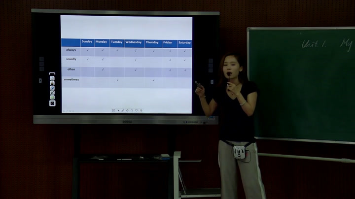 1.人教（PEP)英语（吴欣主编）五下《Unit 1 My day - part A》吉林省省级优课