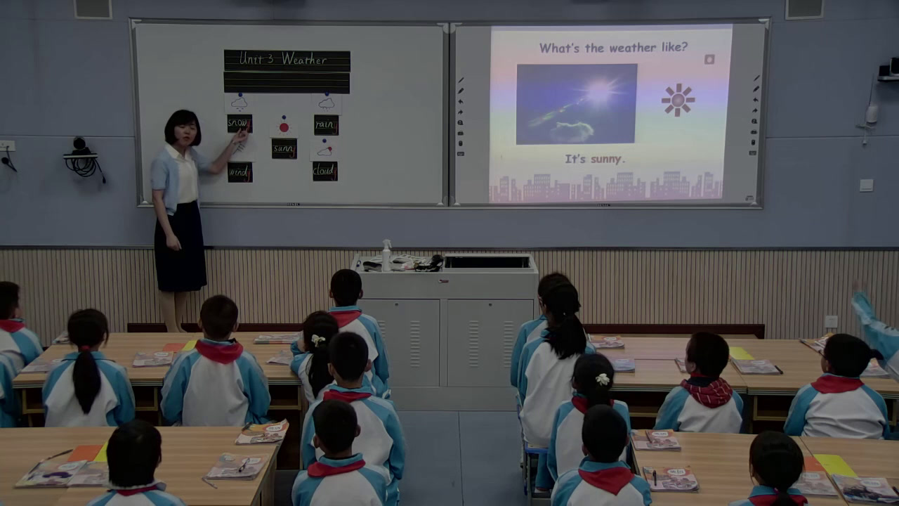 2.人教(PEP)英语（吴欣主编）四下《Unit 3 Weather - part B》湖北省省级优课