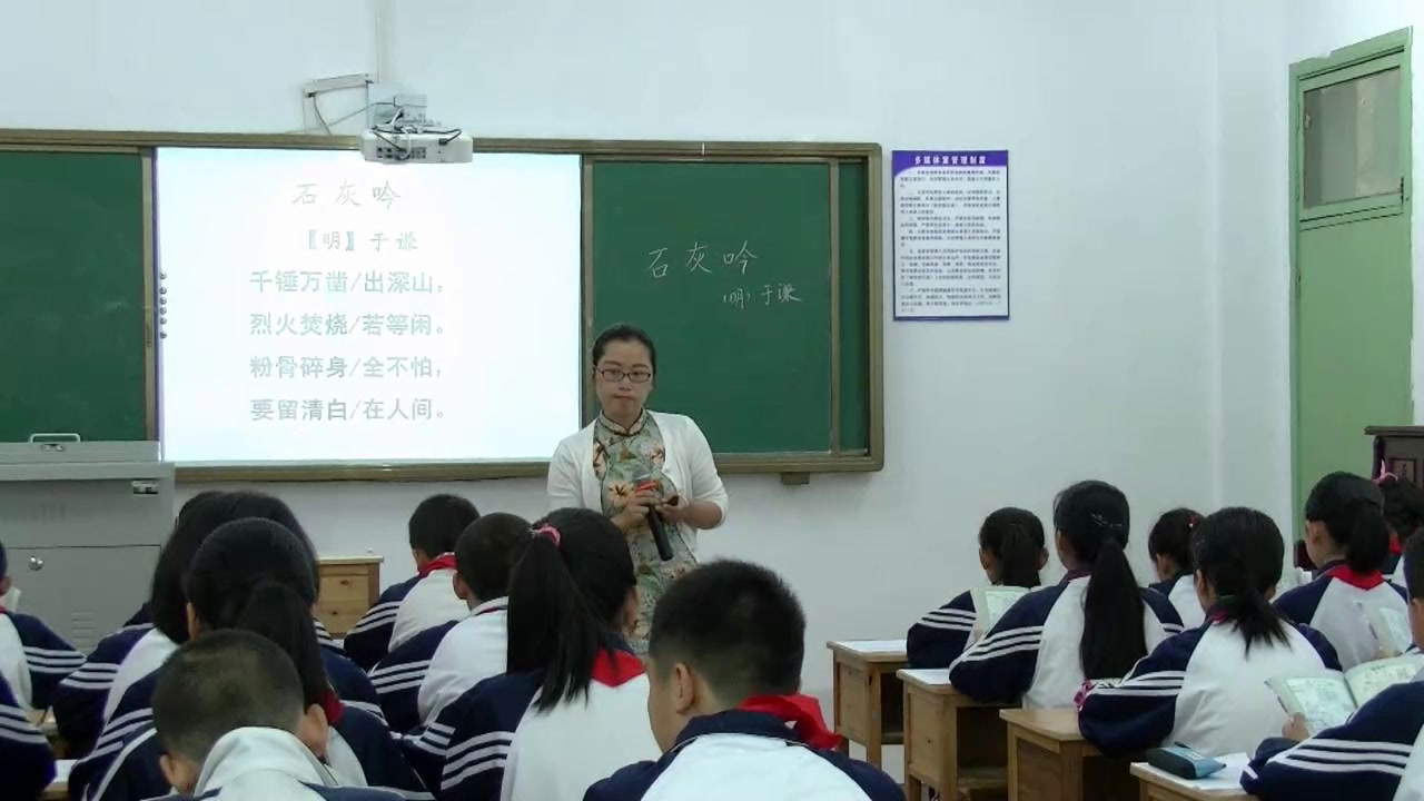 1.人教版语文六下《5　石灰吟》国家级优质课