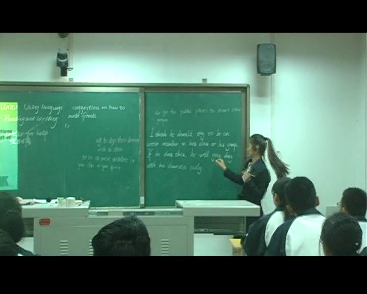 2.人教版英语必修1 Unit 1《Using LanguageⅡ》陕西省省级优课