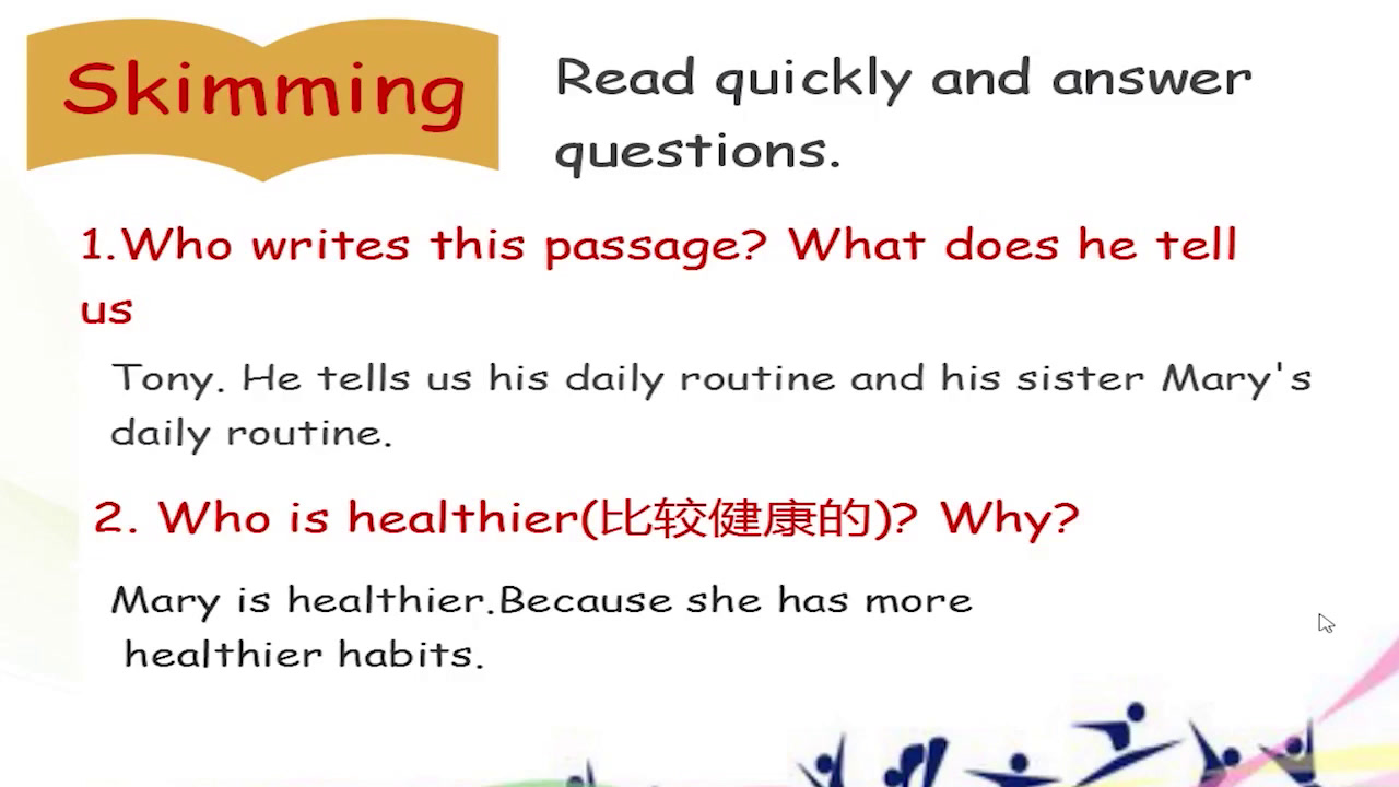 2.人教版英语七下 Unit 2《Section B 2a—2c》安徽省省级优课