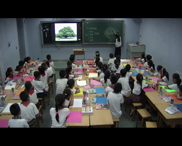 3.人美2011版美术二下《第3课认识身边的树》山西省省一等奖