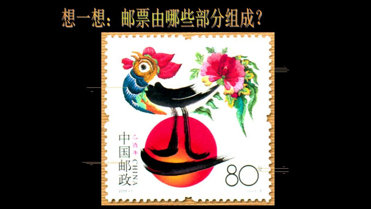 3.人美2011版美术三下《18.有趣的生肖邮票》陕西省省一等奖