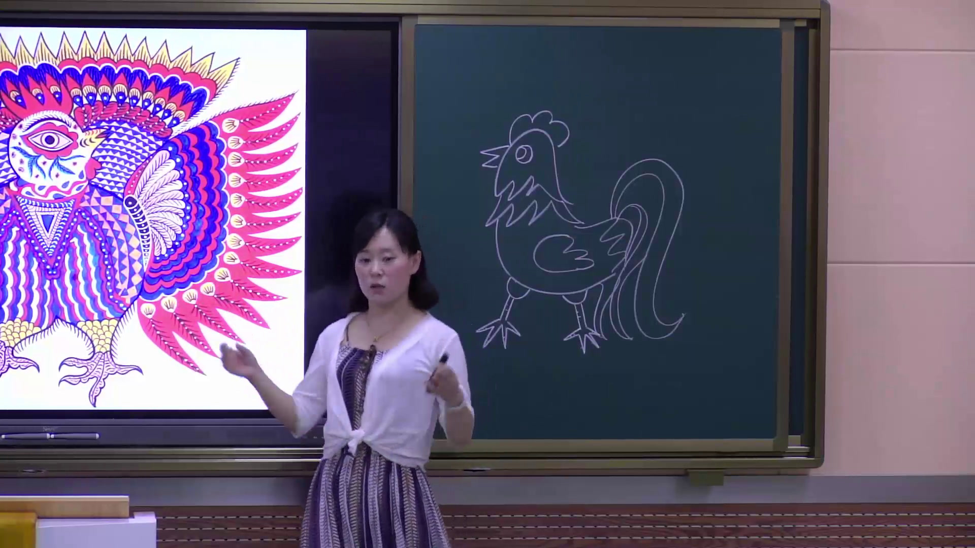 3.人美2011版美术四下《14、艳丽的大公鸡》安徽省省一等奖