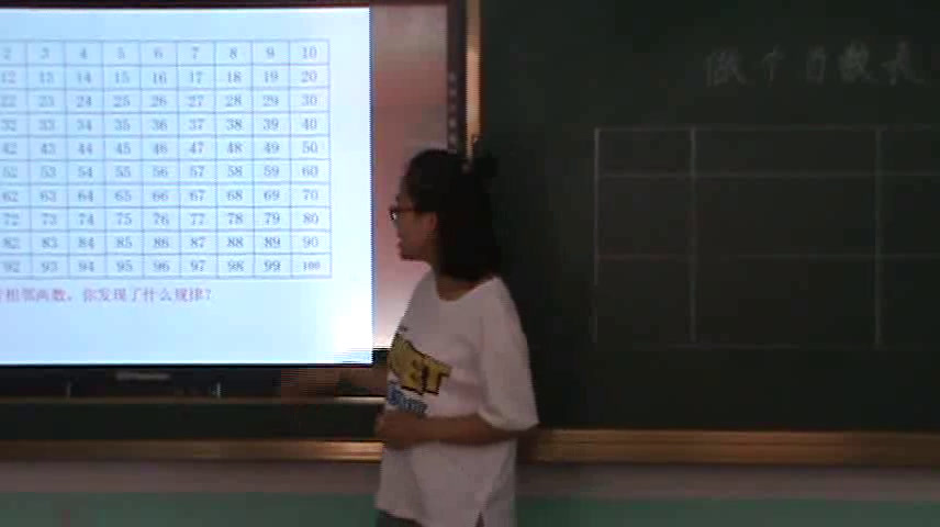 2.北师大数学一下《做个百数表》山西省省一等奖
