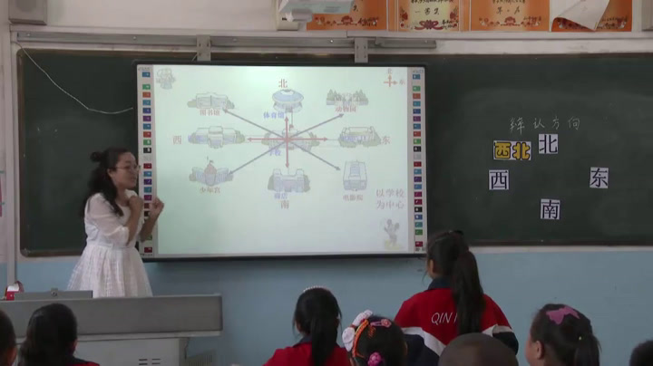 1.北师大数学二下《辨认方向》山西省市一等奖