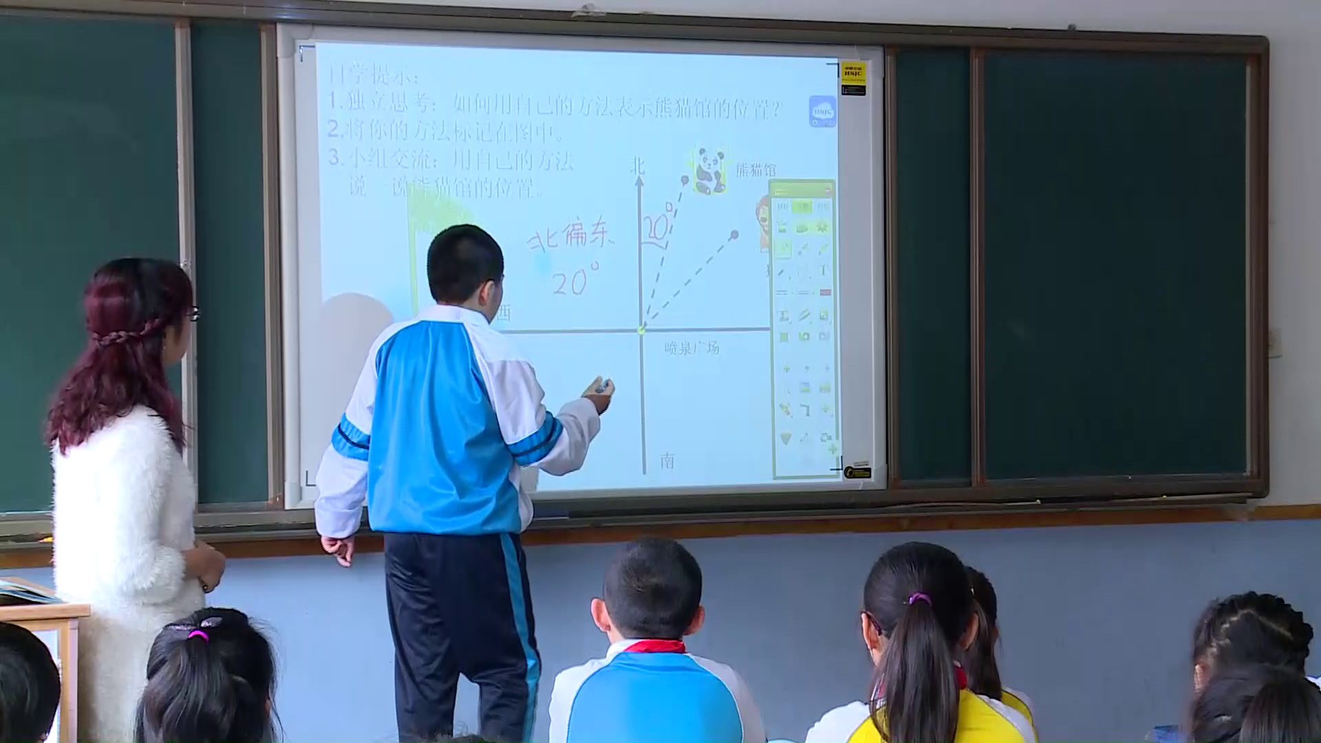 3.北师大数学五下《确定位置（二）》全国一等奖