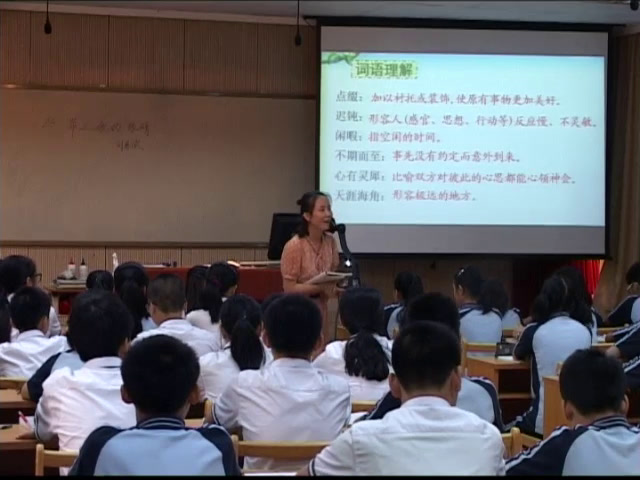 2.人教版语文（部编）七下《23带上她的眼睛》广西省级优课