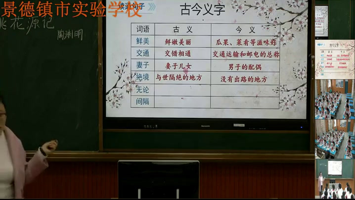 2.人教版语文（部编）八下《9桃花源记》江西省省级优课