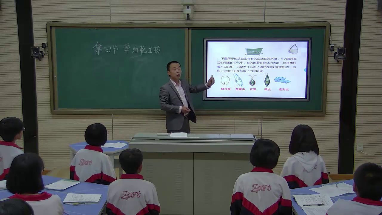 4.初中生物人教2011版七上《第四节　单细胞生物》辽宁省市一等奖