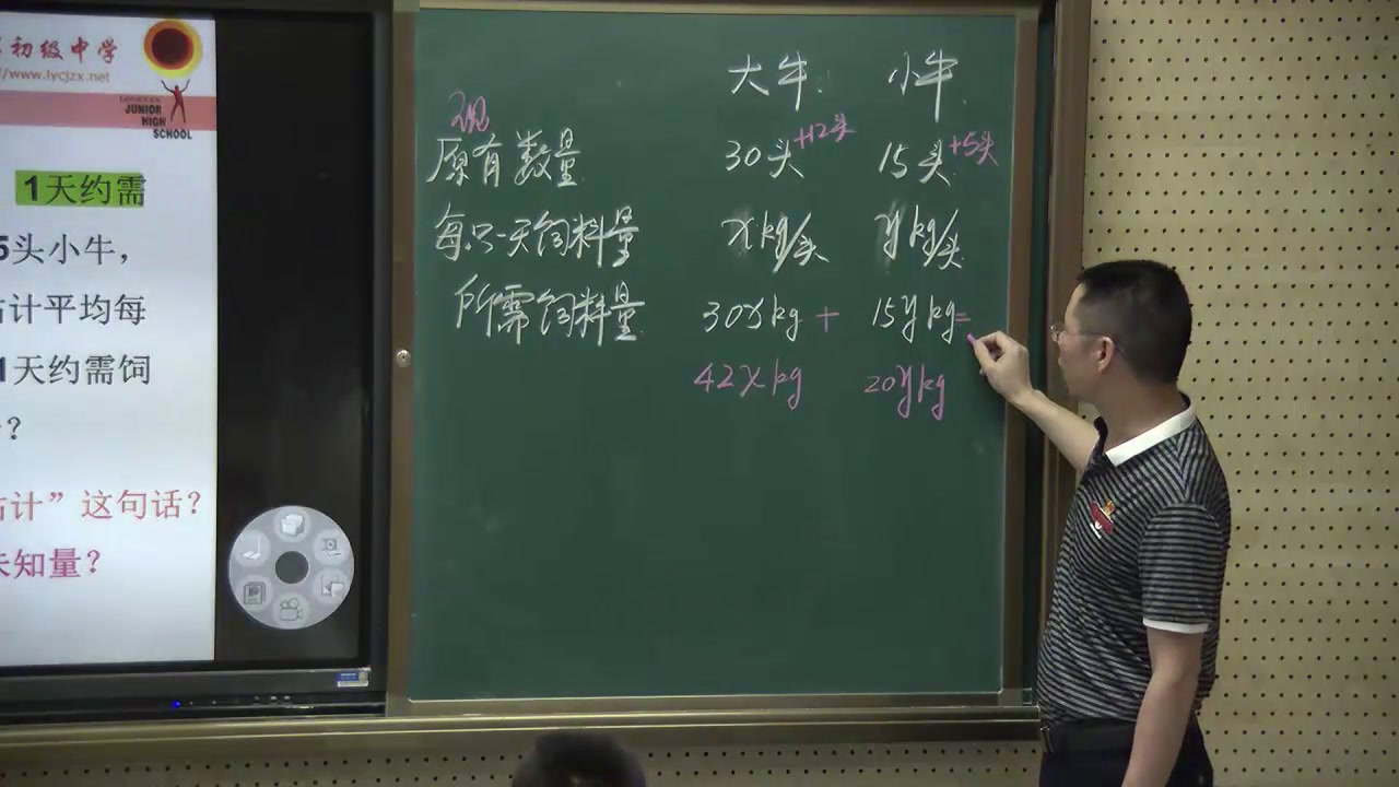 4.人教2011版初中数学七下《探究1牛饲料问题》福建省省一等奖