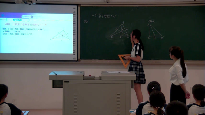 2.初中数学北师大2011版八下《三角形中的角平分线》全国一等奖