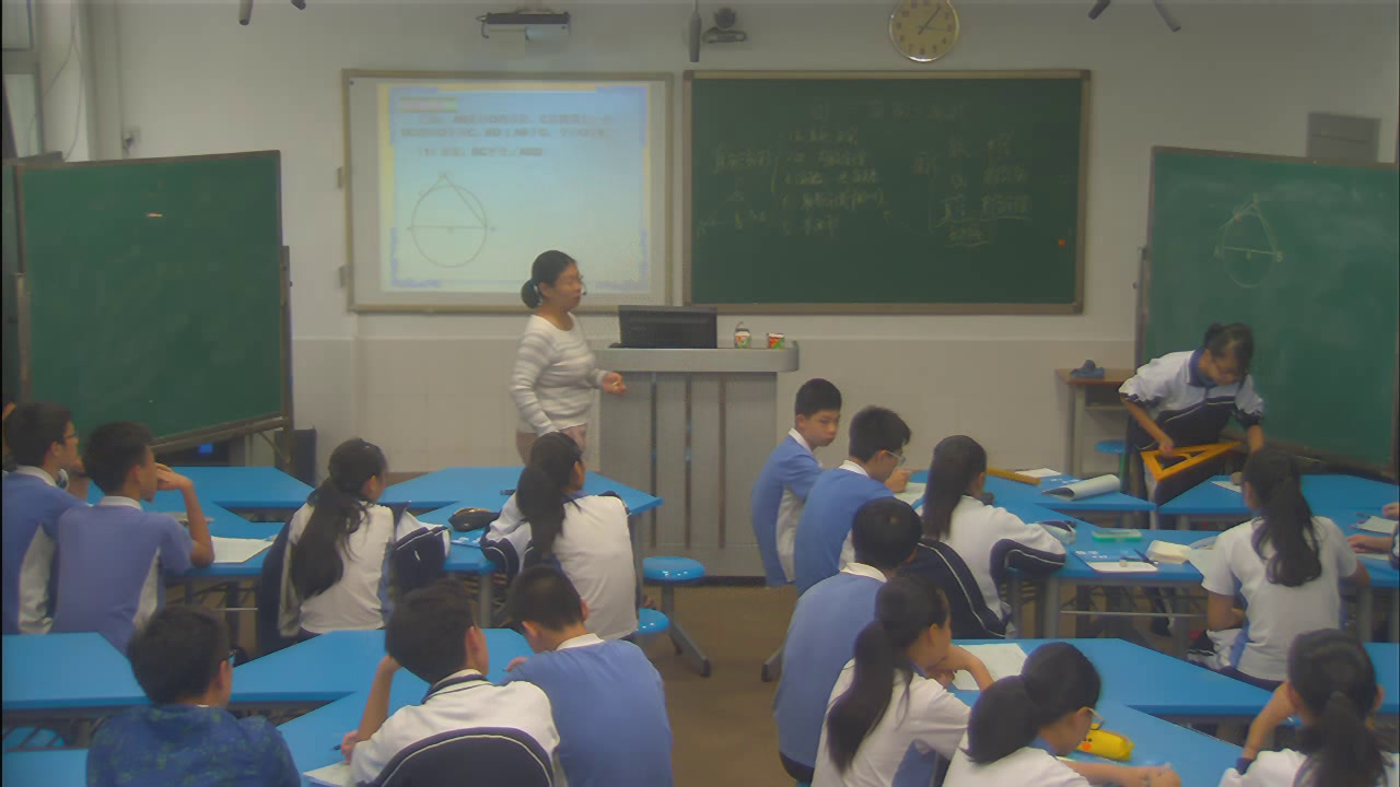 1.初中数学北师大2011版九下《圆的切线的判定和…》广东省市级优课