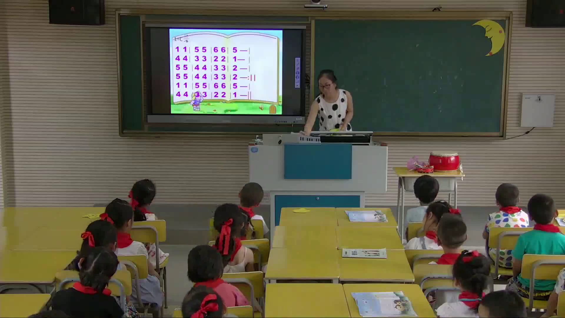 1.人音版音乐（吴斌主编）一下《闪烁的小星星》江西省省一等奖