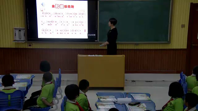 1.人音版音乐（吴斌主编）二下《小节小节线终止线》吉林省市一等奖