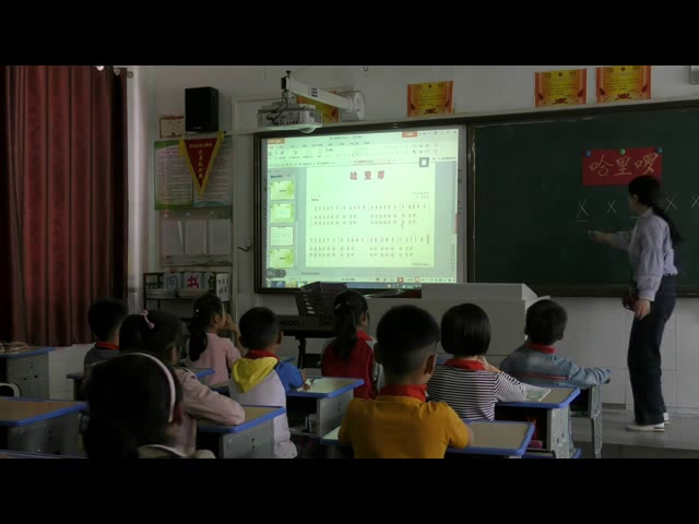 2.人音版音乐（吴斌主编）二下《哈里啰》安徽省市一等奖