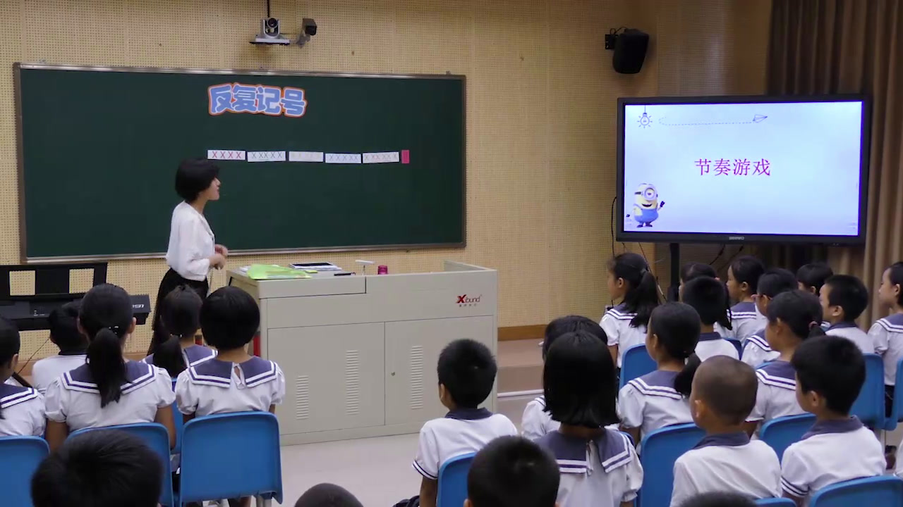 1.人音版音乐（吴斌主编）三下《反复跳越记号■、…》广东省市一等奖