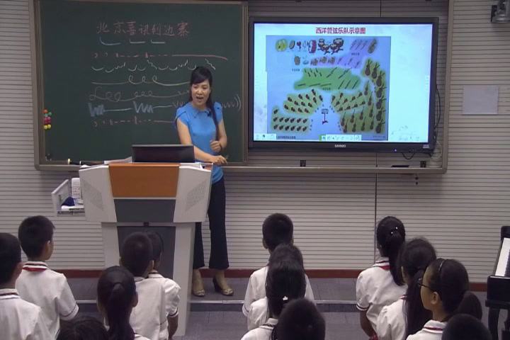 2.人音版音乐（吴斌主编）五下《北京喜讯到边寨》天津市省一等奖