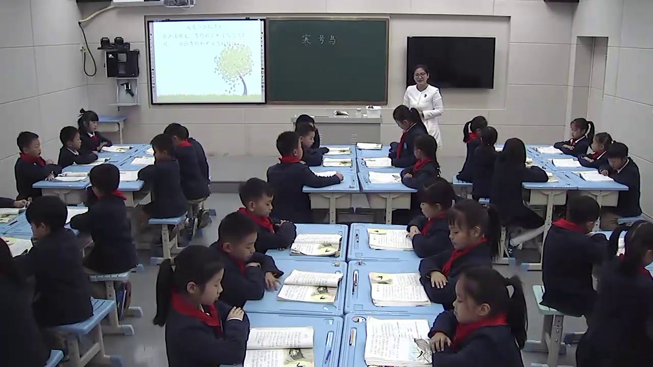 人教部编版语文二上《13寒号鸟》河南孟老师-省一等奖