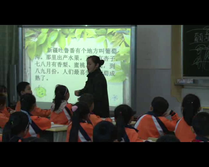 人教部编版语文二上《11葡萄沟》云南杜老师-省一等奖