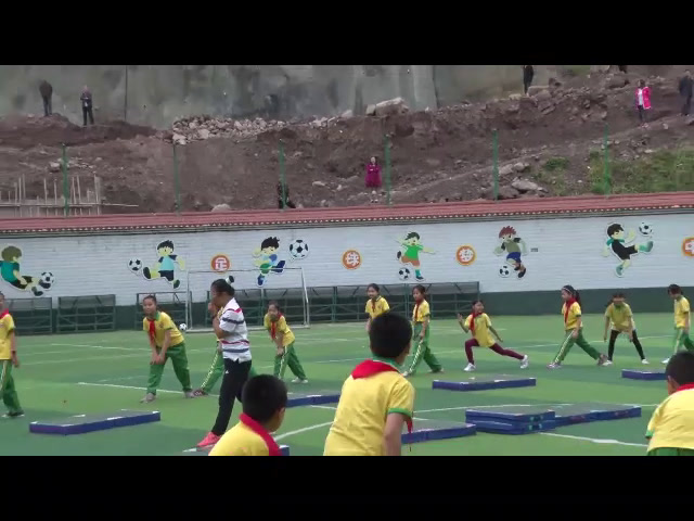 人教2011版体育与健康一至二年级《4.单脚跳与“斗智斗勇”游戏》重庆市省一等奖