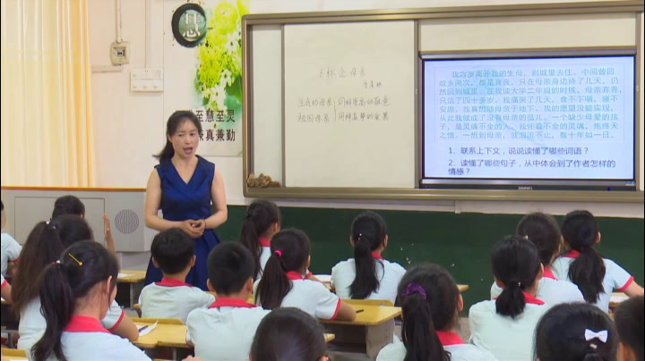 人教版语文六上《6　怀念母亲》湖北老师-省一等奖