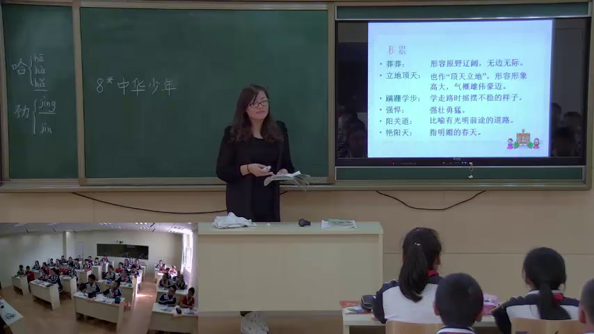人教版语文六上《8　中华少年》内蒙冯老师-市一等奖