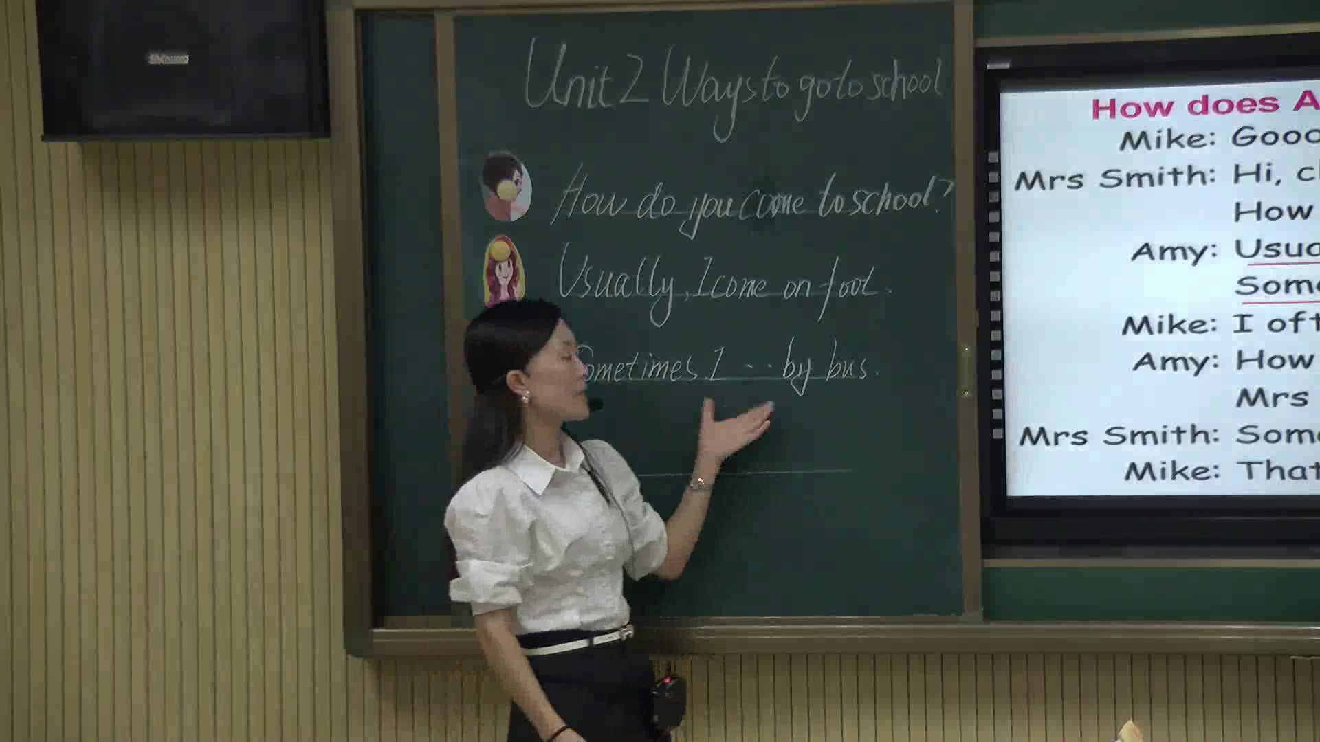 人教PEP版英语六上 Unit2《A》山东老师-全国一等奖
