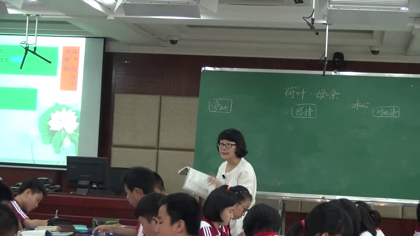 人教版初中语文七上《荷叶·母亲》广东黎老师-省一等奖