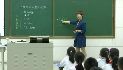 人教版数学四上《整理和复习》河南老师-省一等奖