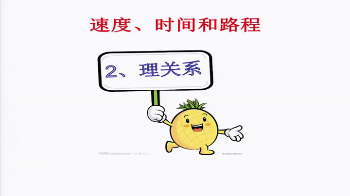 人教版数学四上《速度、时间和路程》广西高老师-全国一等奖