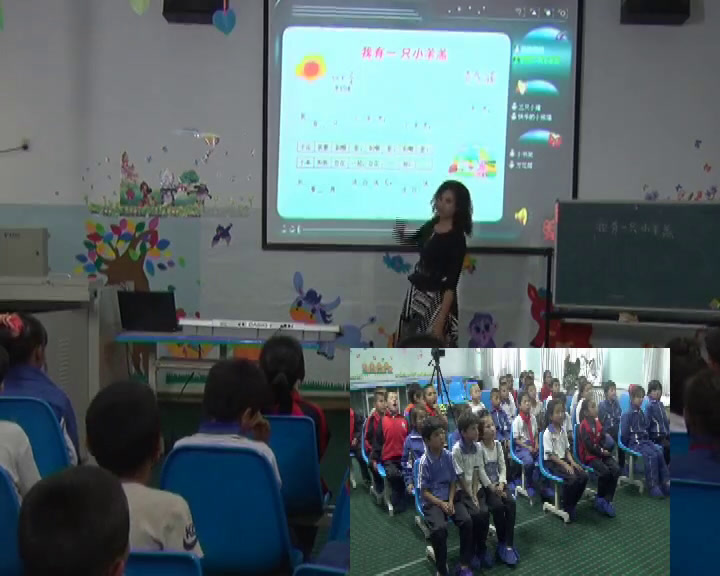 人音版音乐一上《我有一只小羊羔》新疆哈老师-县级优课