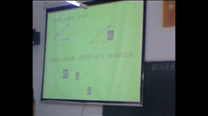 人教A版数学必修4《2.3.1平面向量基本定理》山西郑老师-省一等奖