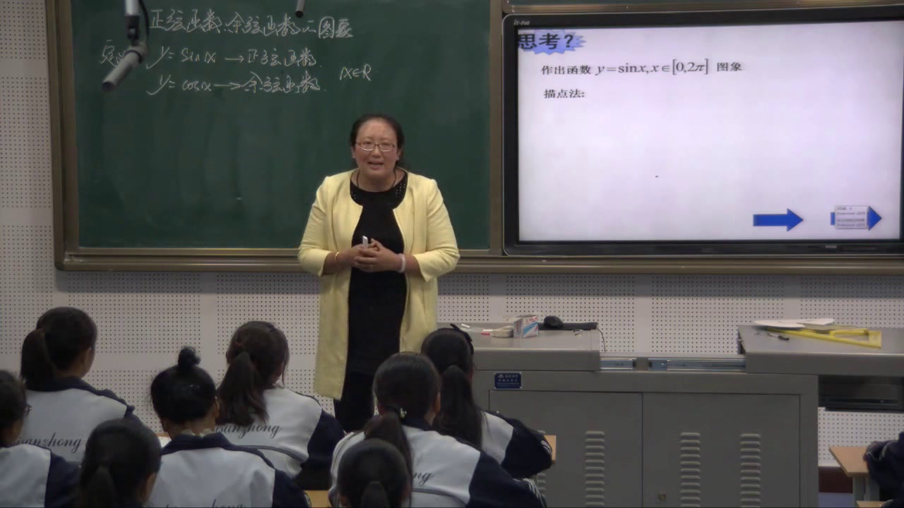 人教A版数学必修4《1.4.1正弦函数、余弦函数的图象》宁夏李老师-省一等奖