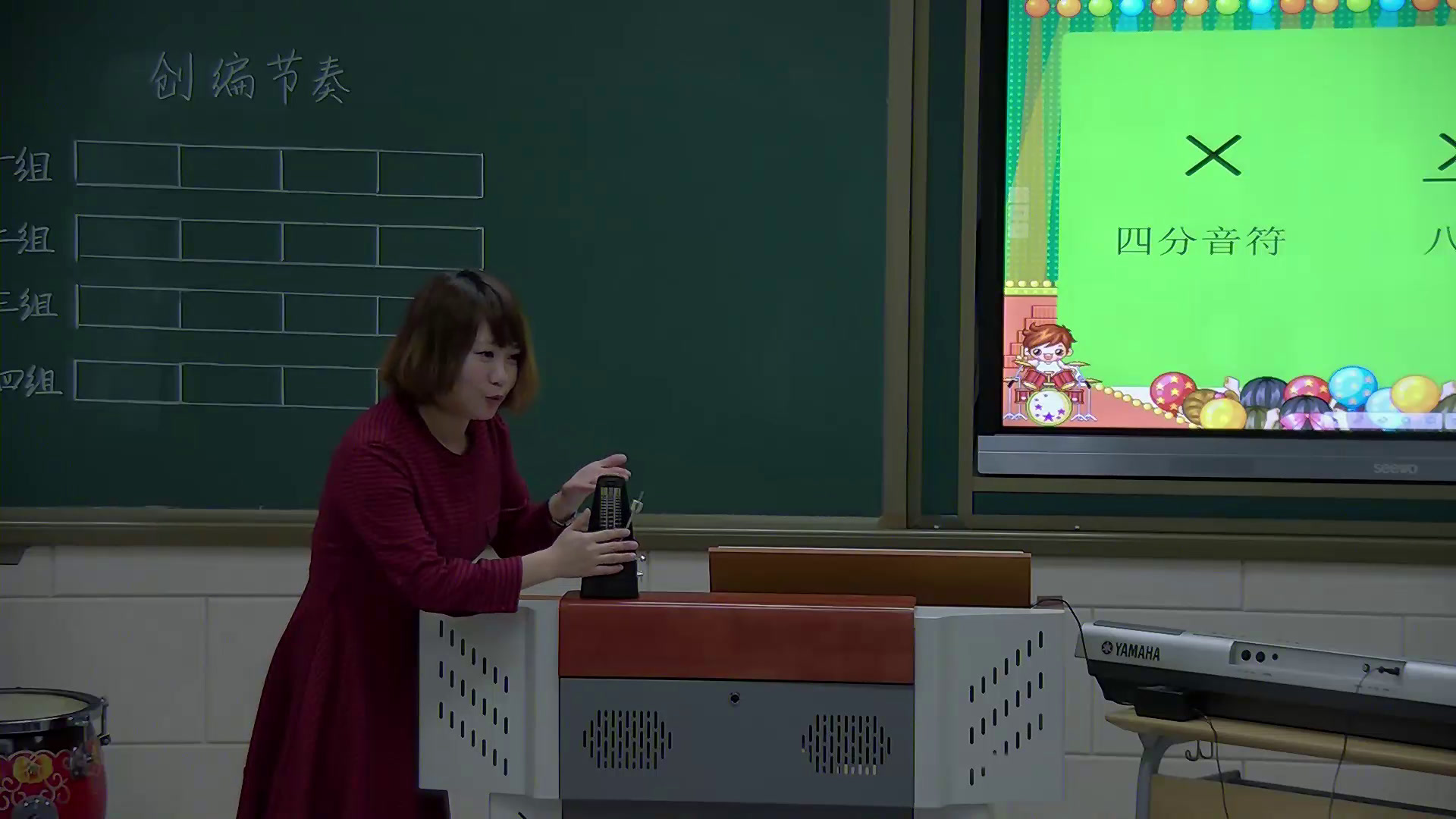 人音版音乐三上《知识与技能唱名misolla、四分音符八分音符、二胡》辽宁吴老师-市一等奖