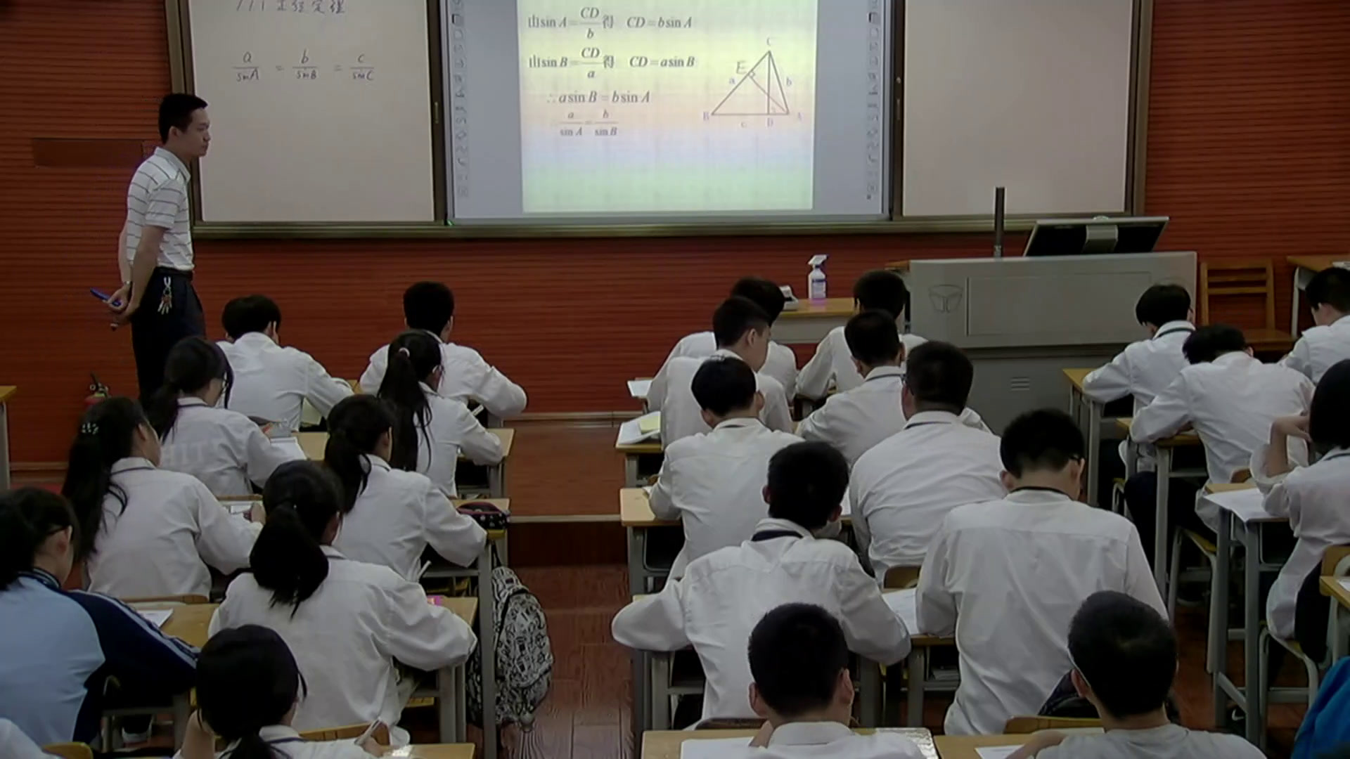 人教A版数学必修5《1.1.1正弦定理》广西张老师-省一等奖