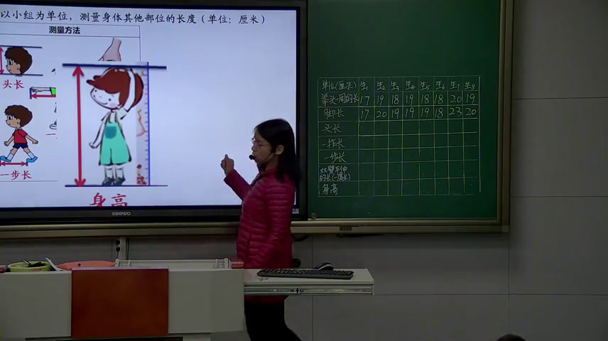 北师大版数学二上《寻找身体上的数学“秘密”》广东谭老师-市一等奖