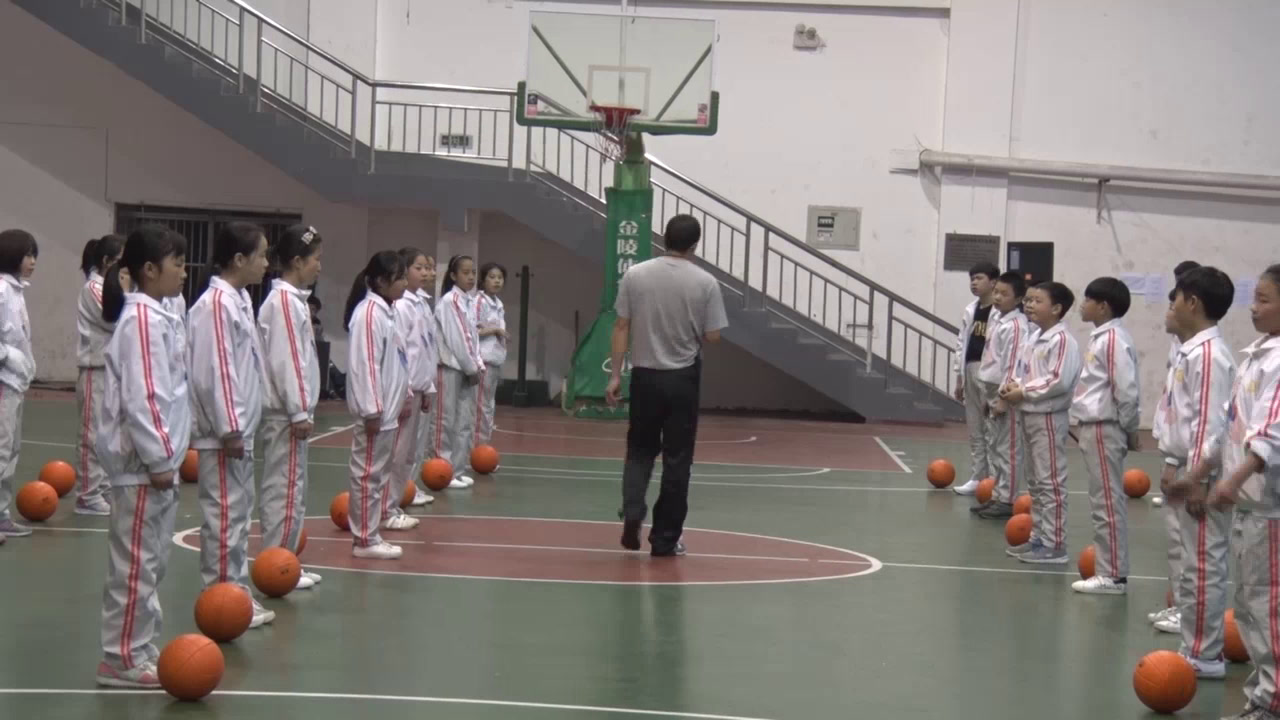 人教2011版体育与健康五至六年级《2.正面下手双手垫球》湖北李老师-全国一等奖